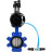 Затвор дисковый поворотный WBV1631E-2W-Fb-H Ду150 Ру16 LUG корпус - чугун QT450, диск - нержавеющая сталь 304, уплотнение - EPDM, с пневмоприводом PA-DA-105-1, пневмораспределителем 4V320-08 AC220V и БПВ AFC2000 в Барнауле
