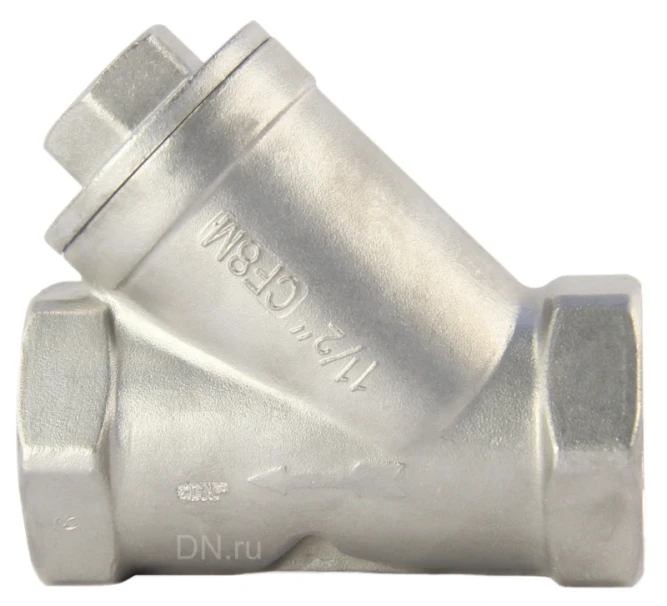 Фильтр сетчатый FMY3232P-T 1 1/2″ Ду40 Ру16, Y-образный, корпус - нержавеющая сталь 316, резьбовой в Барнауле