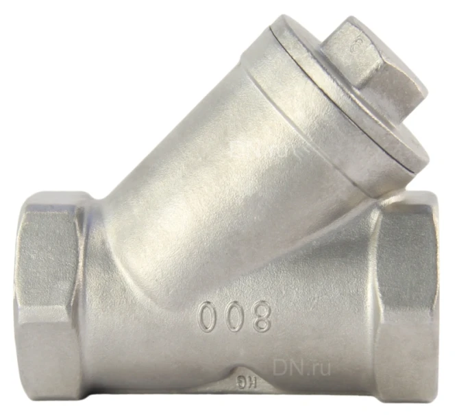 Фильтр сетчатый FMY3232P-T 1 1/2″ Ду40 Ру16, Y-образный, корпус - нержавеющая сталь 316, резьбовой в Барнауле