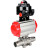 Кран шаровой BV3232P(3pc)-FP-W-ISO-H LONG Ду15 Ру63 полнопроходной, корпус - нержавеющая сталь 316, уплотнение - PTFE, под приварку, с пневмоприводом PA-SA-083 и БКВ APL-510N EX в Барнауле