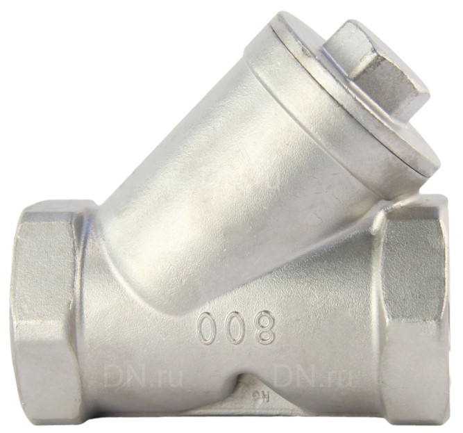 Фильтр сетчатый FMY3232P-T 2 1/2″ Ду65 Ру16, Y-образный, корпус - нержавеющая сталь 316, резьбовой в Барнауле