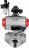 Кран шаровой BV3232P(4pc)-SP-3WL-T-ISO-H Ду80 Ру40 стандартнопроходной трехходовой L-тип, нержавеющая сталь SS316, внутренняя резьба, уплотнение - PTFE, пн.приводом PA-DA-083, пн.распределителем 4M310-08 AC220V, БКВ APL-210N и БПВ AFC2000 в Барнауле