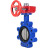 Затвор дисковый поворотный WBV1631N-2W-Fb-H Ду65 Ру16 LUG межфланцевый, корпус - чугун QT450, диск - нержавеющая сталь AISI 304, уплотнение - NBR, с редуктором HGBF RQN1-180Z в Барнауле