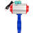 Затвор дисковый поворотный WBV1616N-2W-Fb-H Ду80 Ру16 LUG корпус - чугун QT450, диск - чугун QT450, уплотнение - NBR, с пневмоприводом PA-DA-083 и магнитным переключателем ALS200D в Барнауле