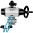 Кран шаровой BV3232P(3pc)-FP-W-ISO-H Ду80 Ру25, полнопроходной, трехсоставной, нержавеющая сталь 316, уплотнение - PTFE, под приварку, с пневмоприводом PA-DA-105-1, пневмораспределителем 4V320-10 AC220V, БКВ APL-210N в Барнауле