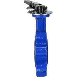 Затвор дисковый поворотный WBV1631E-2W-Fb-H Ду150 Ру16 LUG межфланцевый, корпус - чугун QT450, диск - нержавеющая сталь 304, уплотнение - EPDM, с рукояткой