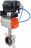 Затвор дисковый поворотный WBV3232N-2W-Fb-H Ду150 Ру16, корпус - нержавеющая сталь 316L, диск - нержавеющая сталь 316L, уплотнение - NBR, с пневмоприводом PA-SA-130 и с электропневматическим поворотным позиционером YT-1000RSN без обратной связи в Барнауле