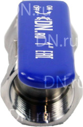 Кран шаровой BV3232P-SP-T-H Ду25 Ру63 стандартнопроходной двухходовой, нержавеющая сталь SS316, внутренняя резьба, уплотнение - PTFE, ручка-рычаг