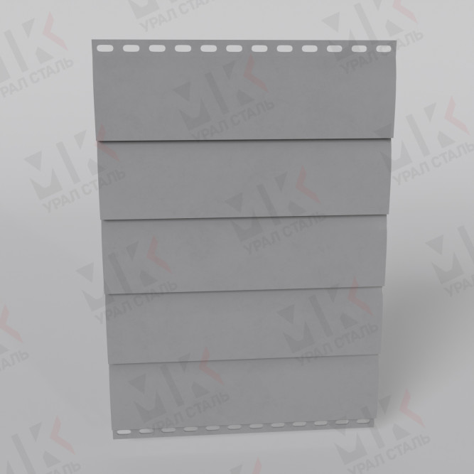 Сайдинг для забора 15х240 мм 0,5 мм Dark Grey Темно-серый в Барнауле