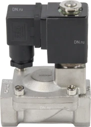 Клапан электромагнитный VS431-ET-NC-24VDC 3/4″ Ду20 Ру16, соленоидный двухходовой, корпус - нержавеющая сталь 304, уплотнение - EPDM, резьбовой, нормально-закрытый, пилотный, катушка - 24В