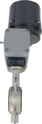 Затвор дисковый поворотный WBV3131V-2W-Fb-H Ду50 Ру16 межфланцевый, корпус - нержавеющая сталь 304, диск - нержавеющая сталь 304, уплотнение - VITON, с электроприводом четвертьоборотным QTSA-N-003EM-O0-220VAC с пружинным возвратом