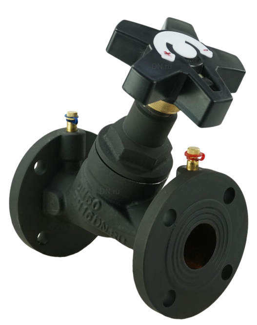 Клапан балансировочный VB1431V-F Ду50 Ру16 чугунный, фланцевый, с ниппелями в Барнауле