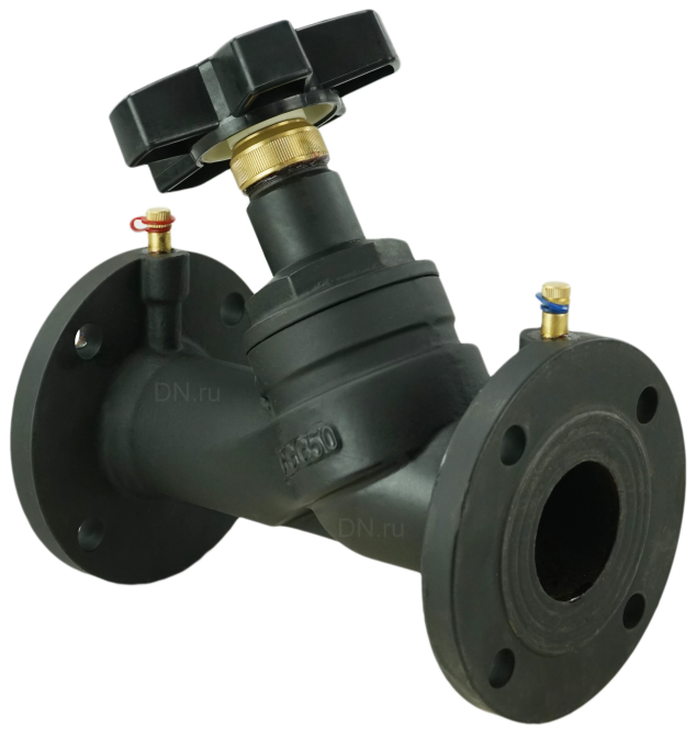 Клапан балансировочный VB1431V-F Ду65 Ру16 чугунный, фланцевый, с ниппелями в Барнауле