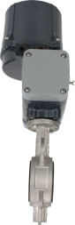 Затвор дисковый поворотный WBV3131V-2W-Fb-H Ду100 Ру16 межфланцевый, корпус - нержавеющая сталь 304, диск - нержавеющая сталь 304, уплотнение - VITON, с электроприводом четвертьоборотным QTSA-N-014EM-O0-220VAC с пружинным возвратом