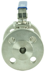 Кран шаровой BV3232P(2pc)-FP-F-ISO-H Ду15 Ру40, корпус - нержавеющая сталь 316, уплотнение - PTFE, полнопроходной фланцевый с ISO-фланцем и рукояткой, 9х9, F03/F04