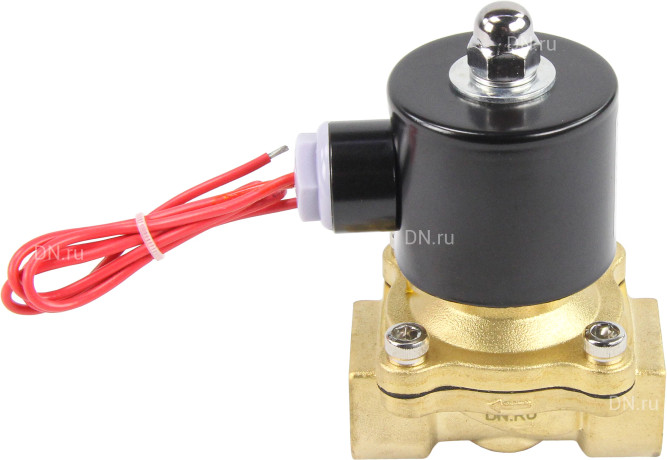 Клапан электромагнитный VS100-NT-NC-220VAC 3/4″ Ду20 Ру10, соленоидный двухходовой, корпус - латунь, уплотнение - NBR, резьбовой, нормально-закрытый, прямого действия, катушка - 220В в Барнауле