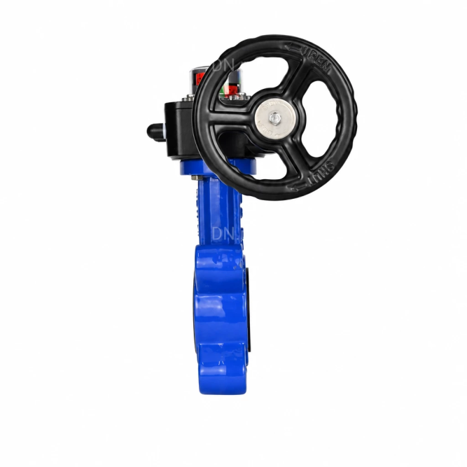 Затвор дисковый поворотный WBV1616E-2W-Fb-H Ду150 Ру16 LUG межфланцевый, корпус - чугун QT450, диск - чугун QT450, уплотнение - EPDM, с редуктором HGB RQN2-320Z в Барнауле