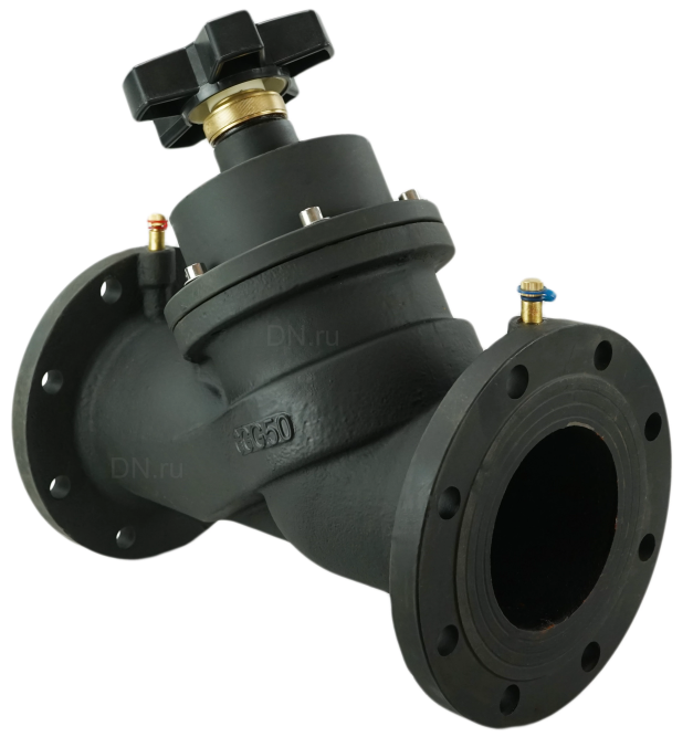Клапан балансировочный VB1431V-F Ду125 Ру16 чугунный, фланцевый, с ниппелями в Барнауле