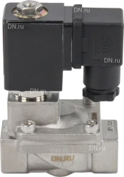 Клапан электромагнитный VS431-VT-NC-24VAC 3/8″ Ду10 Ру16 пилотного действия двухходовой, корпус - сталь нержавеющая 304, присоединение - внутренняя резьба, уплотнение - VITON, нормально-закрытый, катушка - 24В AC