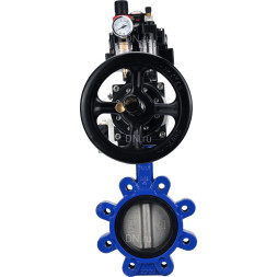 Затвор дисковый поворотный WBV1631E-2W-Fb-H Ду125 Ру16 LUG корпус - чугун QT450, диск - нержавеющая сталь 304, уплотнение - EPDM, с пневмоприводом PA-DA-105-1, пневмораспределителем 4M310-08 AC220V, БКВ APL-410N EX и БПВ AFC2000