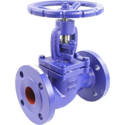 Клапан запорный сальниковый VSO1121M-F-S Ду50 Ру16, фланцевый, корпус - чугун GG25, уплотнение - металл, управление - штурвал