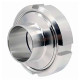 Муфта молочная в сборе CM-31-S Ду50 Ру10 под приварку, корпус - пищевая нержавеющая сталь AISI 304, уплотнение - Silicon