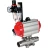 Кран шаровой BV3131P(3pc)-FP-W-ISO-H LONG Ду65 Ру25 полнопроходной, корпус - нержавеющая сталь 304, уплотнение - PTFE, под приварку, с пневмоприводом PA-DA-083, пневмораспределителем 4M310-08 AC220V и БПВ AFC2000 в Барнауле