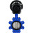 Затвор дисковый поворотный WBV1631E-2W-Fb-H Ду150 Ру16 LUG корпус - чугун QT450, диск - нержавеющая сталь 304, уплотнение - EPDM, с пневмоприводом PA-DA-105-1 в Барнауле