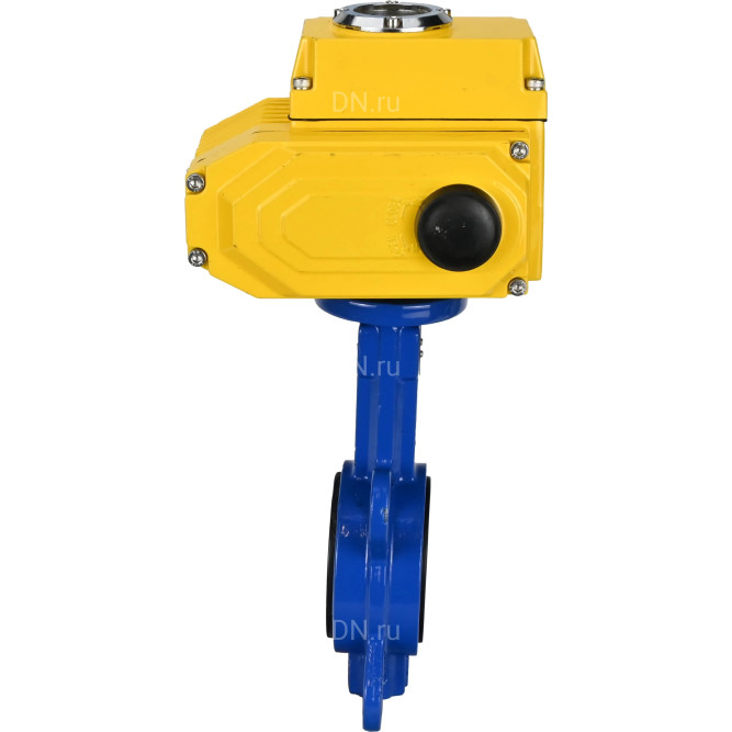 Затвор дисковый поворотный WBV1413E-2W-Fb-H Ду80 Ру16, корпус - чугун GGG50, диск - чугун GGG40, уплотнение - EPDM, с электроприводом-005 380В в Барнауле