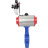 Затвор дисковый поворотный WBV1616E-2W-Fb-H Ду150 Ру16 LUG корпус - чугун QT450, диск - чугун QT450, уплотнение - EPDM, с пневмоприводом PA-SA-160, пневмораспределителем 4M310-08 DC24V и БПВ AFC2000 в Барнауле