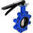 Затвор дисковый поворотный WBV1616E-2W-Fb-H Ду100 Ру16 LUG межфланцевый, корпус - чугун QT450, диск - чугун QT450, уплотнение - EPDM, с рукояткой в Барнауле