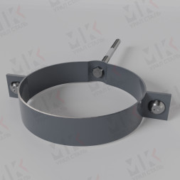 Держатель трубы на кирпич FREEZE D 100 мм Grey Серый