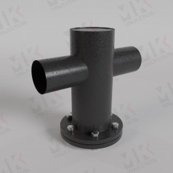 Грязевик Ду150 Ру16 под приварку вертикальный для отопления