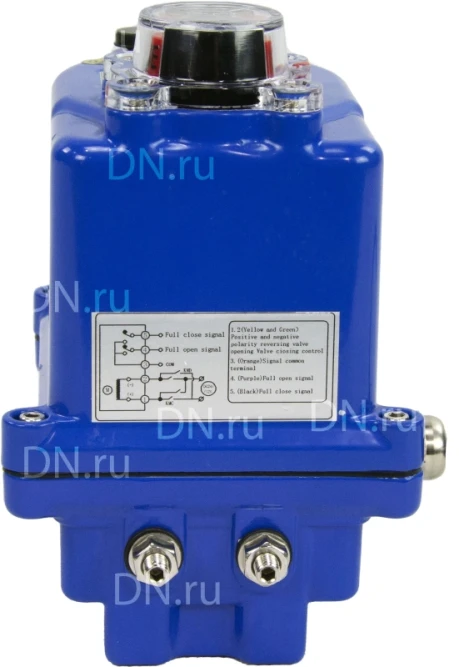 Электропривод четвертьоборотный QT-N-003EM-O1-24VDC-У1 blue 24В в Барнауле