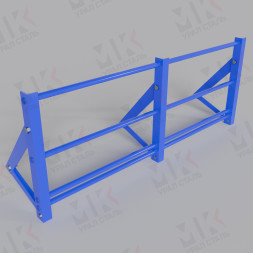 Кровельное ограждение H=1200 мм L=1860 мм RAL 5005