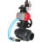 Кран шаровой BV4242E-FP-GRM-ISO Дн65 Ру10 полнопроходной, корпус - НПВХ, шар - НПВХ, уплотнение - EPDM, с пневмоприводом PA-DA-065, пневмораспределителем 4V320-08 AC220V, ручным дублером MON1-250-T26-ISO, БКВ APL-210N и БПВ AFC2000 в Барнауле