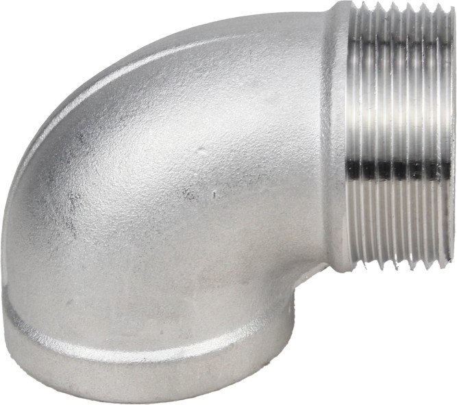 Отвод (уголок) ВР-НР-316 1/4″ Ду8 Ру16 угол 90°, корпус - нержавеющая сталь 316, присоединение - внутренняя / наружная резьба в Барнауле