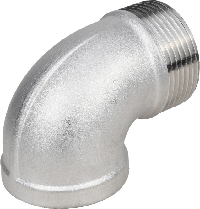 Отвод (уголок) ВР-НР-316 1/4″ Ду8 Ру16 угол 90°, корпус - нержавеющая сталь 316, присоединение - внутренняя / наружная резьба в Барнауле