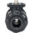 Кран шаровой BV4242E-FP-GRM-ISO Дн80 Ру10 полнопроходной, клеевой с разборным муфтовым соединением, корпус - UPVC (НПВХ), шар - UPVC (НПВХ), уплотнение - EPDM, с ISO-фланцем и голым штоком квадратным в Барнауле