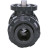 Кран шаровой BV4242E-FP-GRM-ISO Дн80 Ру10 полнопроходной, клеевой с разборным муфтовым соединением, корпус - UPVC (НПВХ), шар - UPVC (НПВХ), уплотнение - EPDM, с ISO-фланцем и голым штоком квадратным в Барнауле