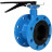 Затвор дисковый поворотный WBV1331E-2W-F-H Ду50 Ру16 фланцевый, корпус - чугун GGG40, диск - нержавеющая сталь 304, уплотнение - EPDM, с рукояткой, с ISO-фланцем F05, квадрат штока 9х9 в Барнауле
