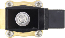 Клапан электромагнитный VS200-VT-NC-220VAC 3/4″ Ду20 Ру10, соленоидный двухходовой, корпус - латунь, уплотнение - Viton, резьбовой, нормально-закрытый, прямого действия, катушка - 220В