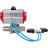 Кран шаровой BV3232P(3pc)-FP-W-ISO-H LONG Ду15 Ру63 полнопроходной, корпус - нержавеющая сталь 316, уплотнение - PTFE, под приварку, с пневмоприводом PA-SA-083 и пневмораспределителем 4V320-08 AC220V в Барнауле