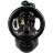 Кран шаровой BV4242E-FP-GRM-ISO Дн32 Ру10 полнопроходной, корпус - НПВХ, шар - НПВХ, уплотнение - EPDM, с пневмоприводом PA-DA-105-1, пневмораспределителем 4M310-08 AC220V и магнитным переключателем ALS200D в Барнауле