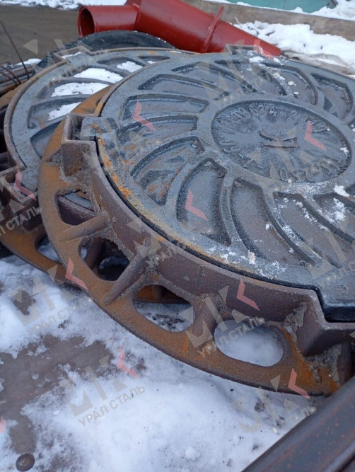 Люк канализационный А15 легкий ГОСТ 3634-99 с замком в Барнауле
