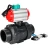 Кран шаровой BV4242E-FP-GRM-ISO Дн80 Ру10 полнопроходной, корпус - НПВХ, шар - НПВХ, уплотнение - EPDM, с пневмоприводом PA-SA-065, пневмораспределителем 4V320-10 AC220V и магнитным переключателем ALS200D в Барнауле