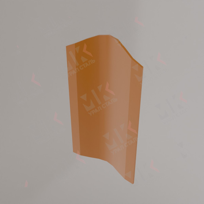 Штакетник металлический ELLIPSE 126 мм 0,5 мм Copper Медный в Барнауле