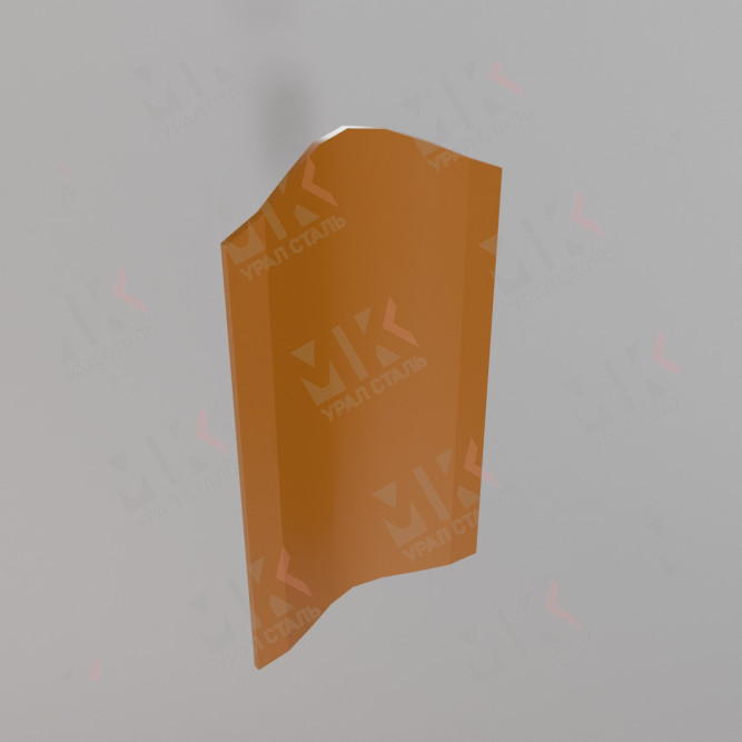 Штакетник металлический ELLIPSE 126 мм 0,5 мм Copper Медный в Барнауле