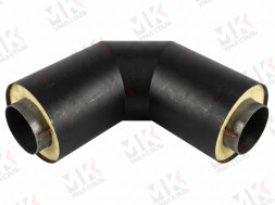 Отвод ППУ ПЭ с МЗИ и КВ 09Г2С ГОСТ 8732-78 219х6