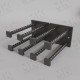 Закладная деталь М-0-4-4 серия 1.400-6/76 для железобетонных конструкций